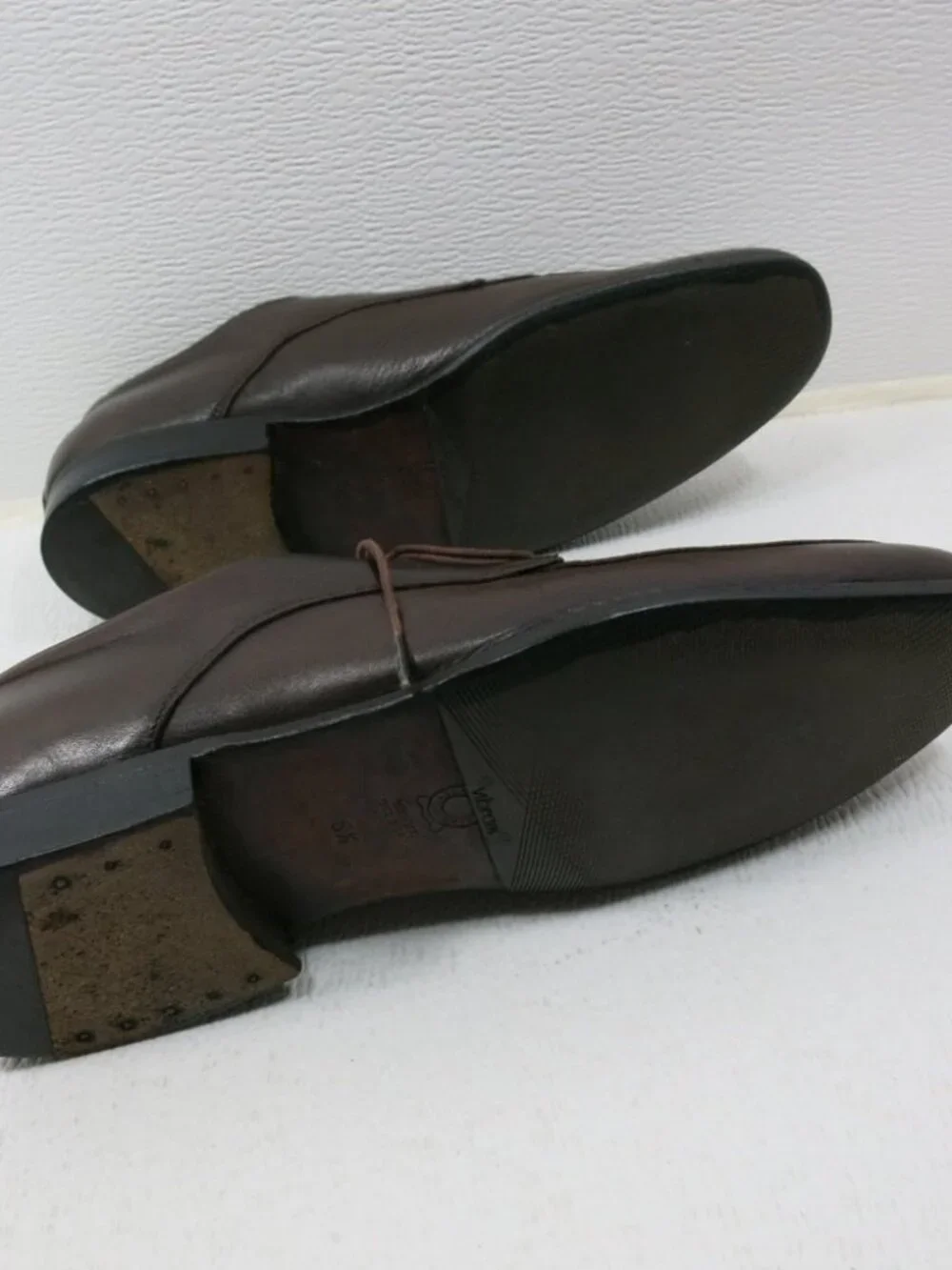 Varda Leather Fashion Oxfords Men's Formal Footwear Shoes Italy Sz 5.5 US 6.5